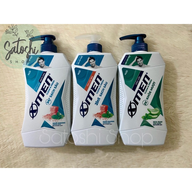 Dầu gội - Tắm gội Xmen 2in1 Clean & Fresh Sạch Sâu & Khoẻ Mượt 630g