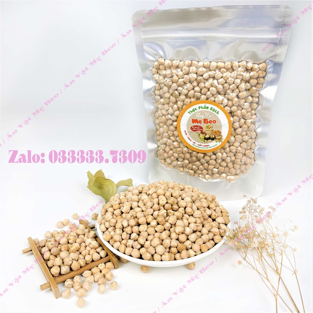 1KG Đậu gà trắng hữu cơ không biến đỗi Gen