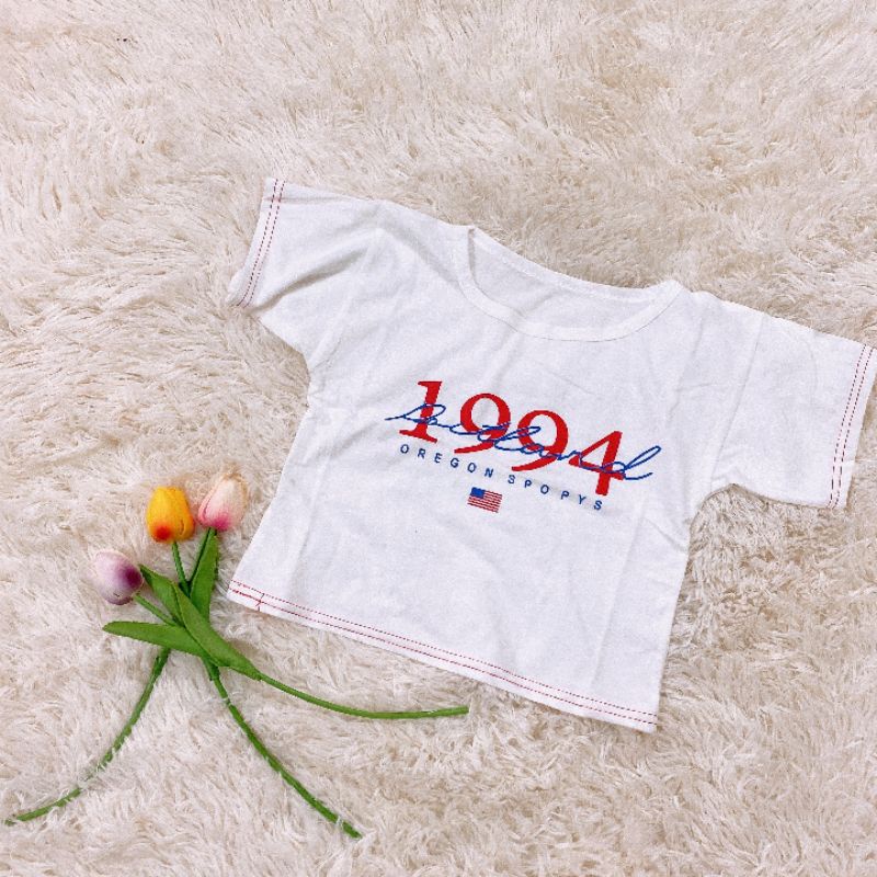 [ ẢNH THẬT + VIDEO ] Áo thun body 1994 Chất cotton co giãn tốt, from ôm tôn dáng