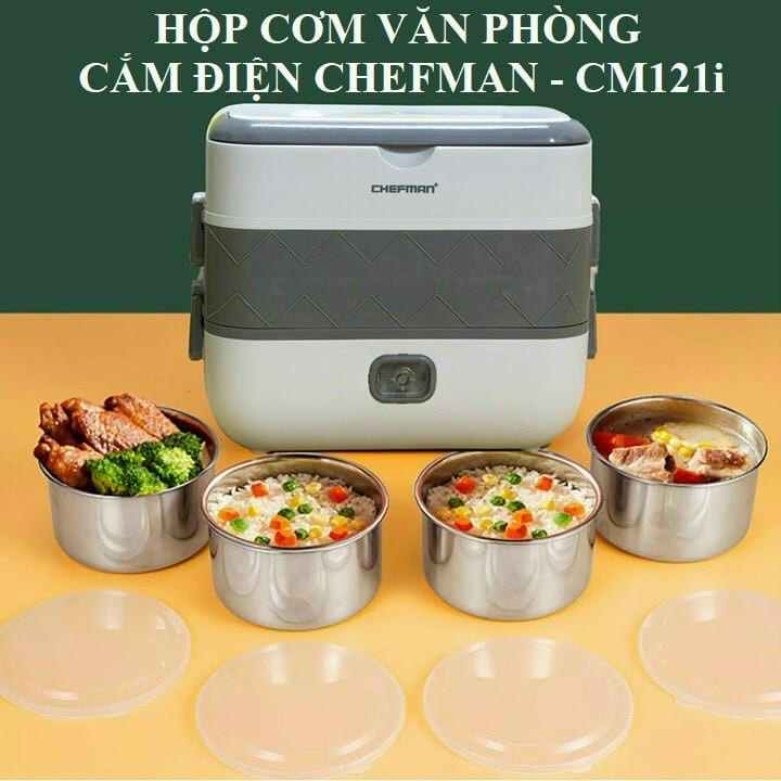 Nấu Chín Và Hâm Nóng Thức Ăn 2 Tầng Inox Cao Cấp chống gỉ, sang trọng