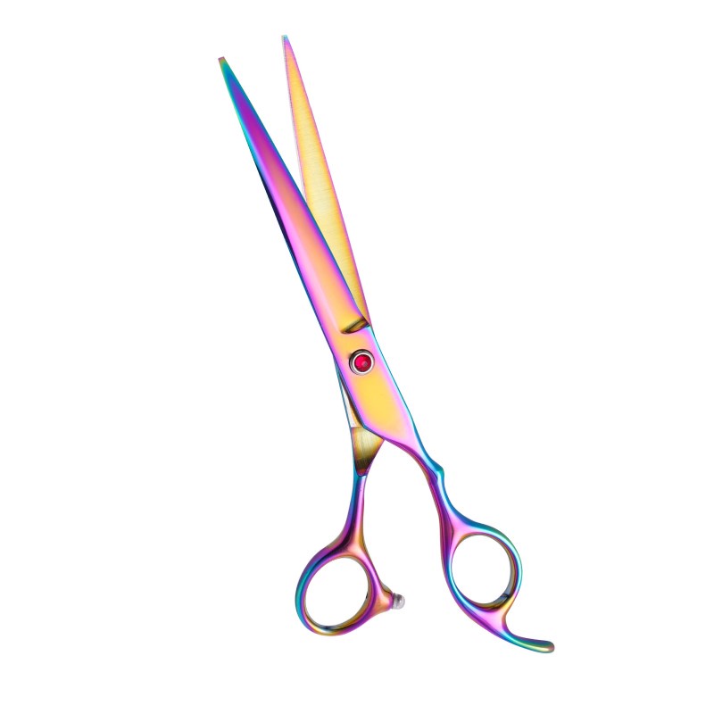 7 Inch Kéo Cắt Tóc Và Tỉa Tóc Thép Không Gỉ Mạ titan Cắt Tóc Kéo