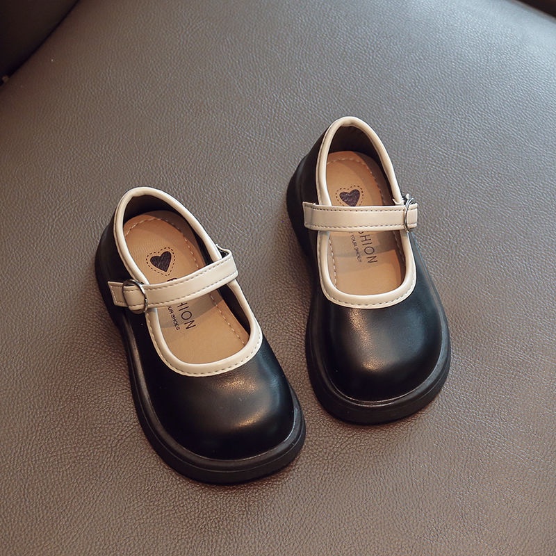 Giày Búp Bê Da Đế Mềm Thời Trang Xuân Thu Hàn Quốc Dành Cho Bé Gái