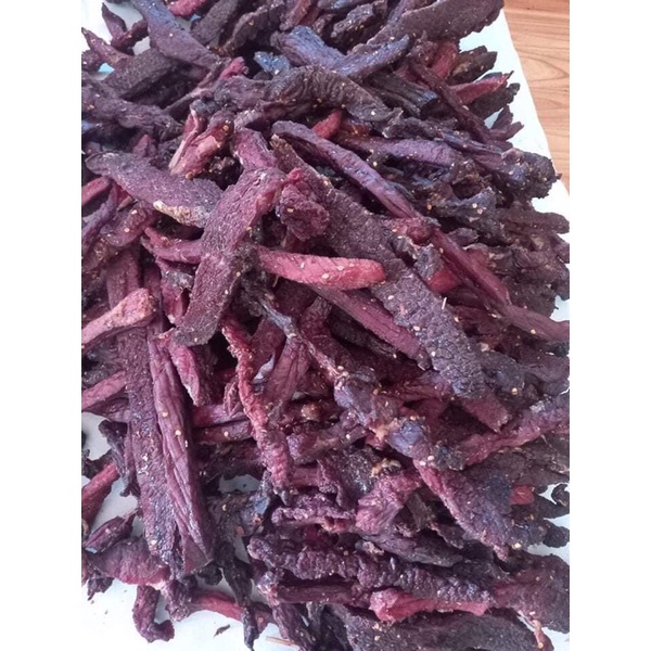 Thịt bò khô Lào - bò giằng gác bếp