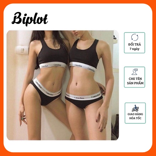 BỘ ĐỒ LÓT NỮ CALVIN KLEIN (CK) CAO CẤP COTTON 3 LỖ CÓ MÚT LÓT CK01 | BigBuy360 - bigbuy360.vn