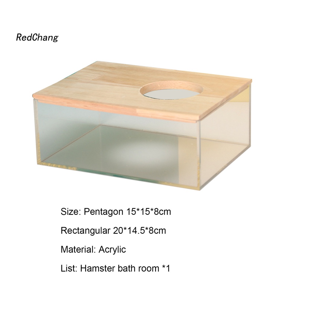 Hộp Cát Bằng Acrylic Thân Thiện Với Môi Trường Cho Chuột Hamster