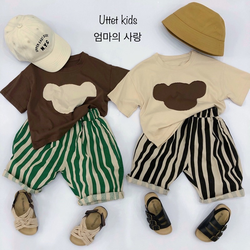 QUẦN NGỐ SỌC HÀN QUỐC 2251  DÀNH CHO BÉ GÁI VÀ BÉ TRAI CỰC KỲ CUTE PHÔ MAI