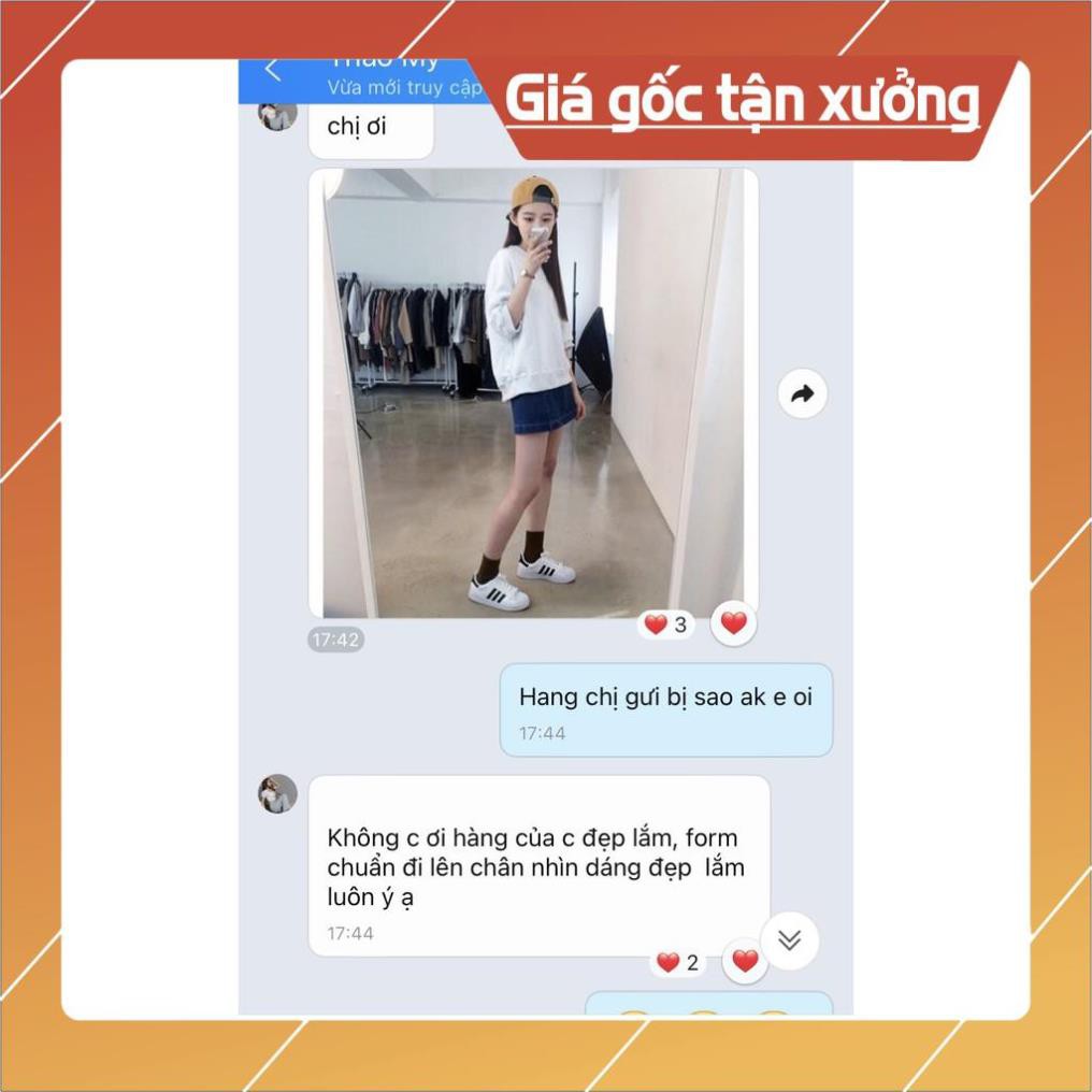 [FreeShip–Hàng Loại A] Giày thể thao Super Star Sò Trắng gót đen FULLBOX,  Giầy sneaker nam nữ trắng đủ size