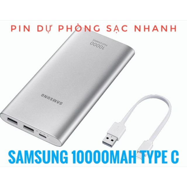 [Mã SKAMSALE06 giảm 10% đơn 150k] Pin dự phòng sạc nhanh Samsung 10000mAh EB-P1100C chính hãng ( Type-C )