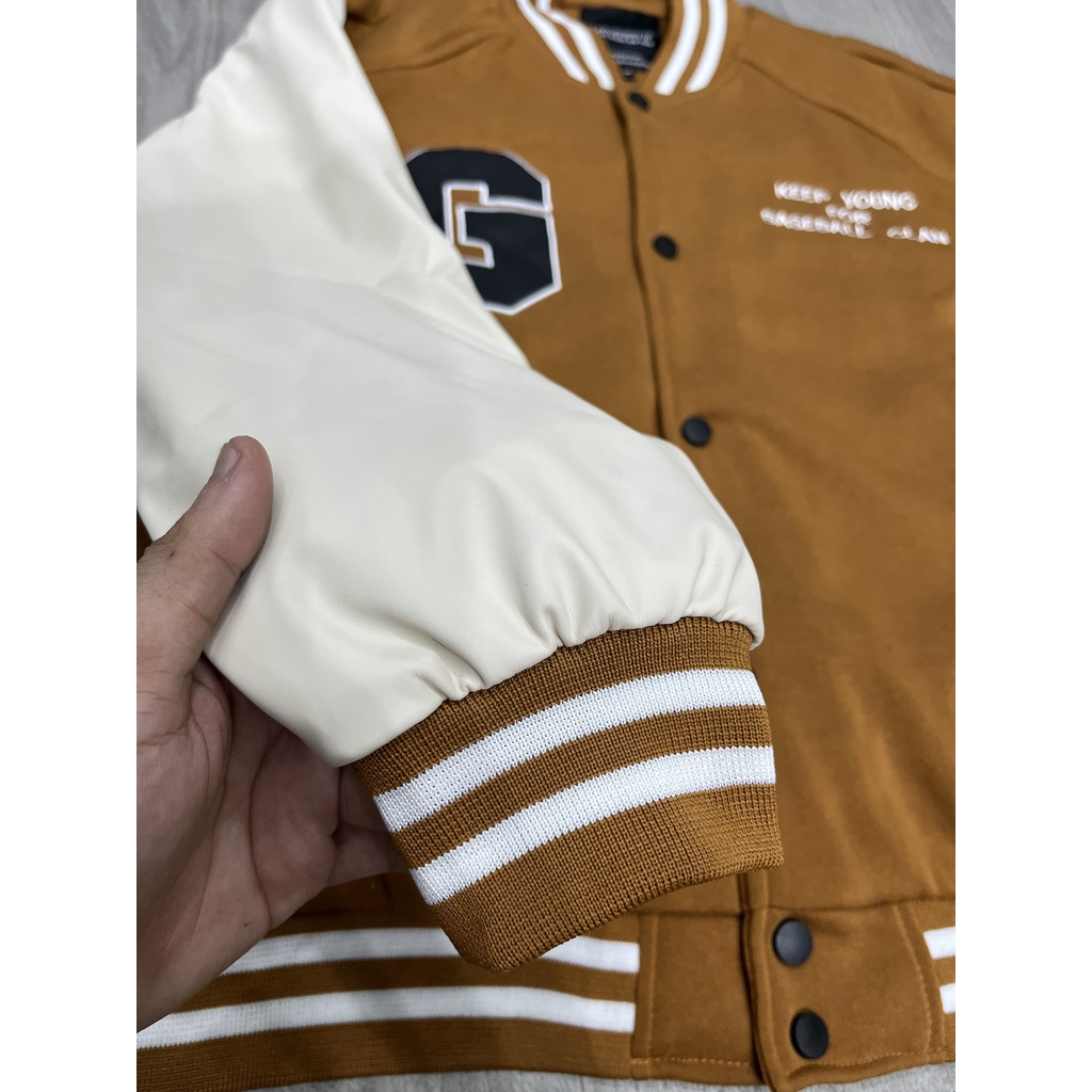 Áo Bomber 💯 MLBNY Chữ G 💯 Limited Unisex Nam Nữ Cá Tính Siêu Đẹp