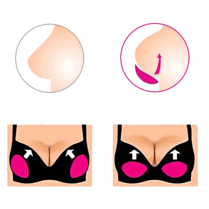 Miếng đệm nâng ngực Aoweinisi bằng silicone vô hình thiết kế tiện dụng cao cấp cho bikini