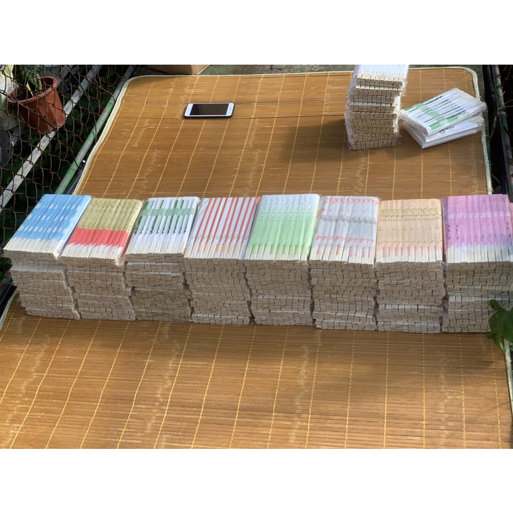 Sét 100 đôi đũa dùng 1 lần, đũa bao giấy kín tách Nhật dùng một lần có tăm - DN0001