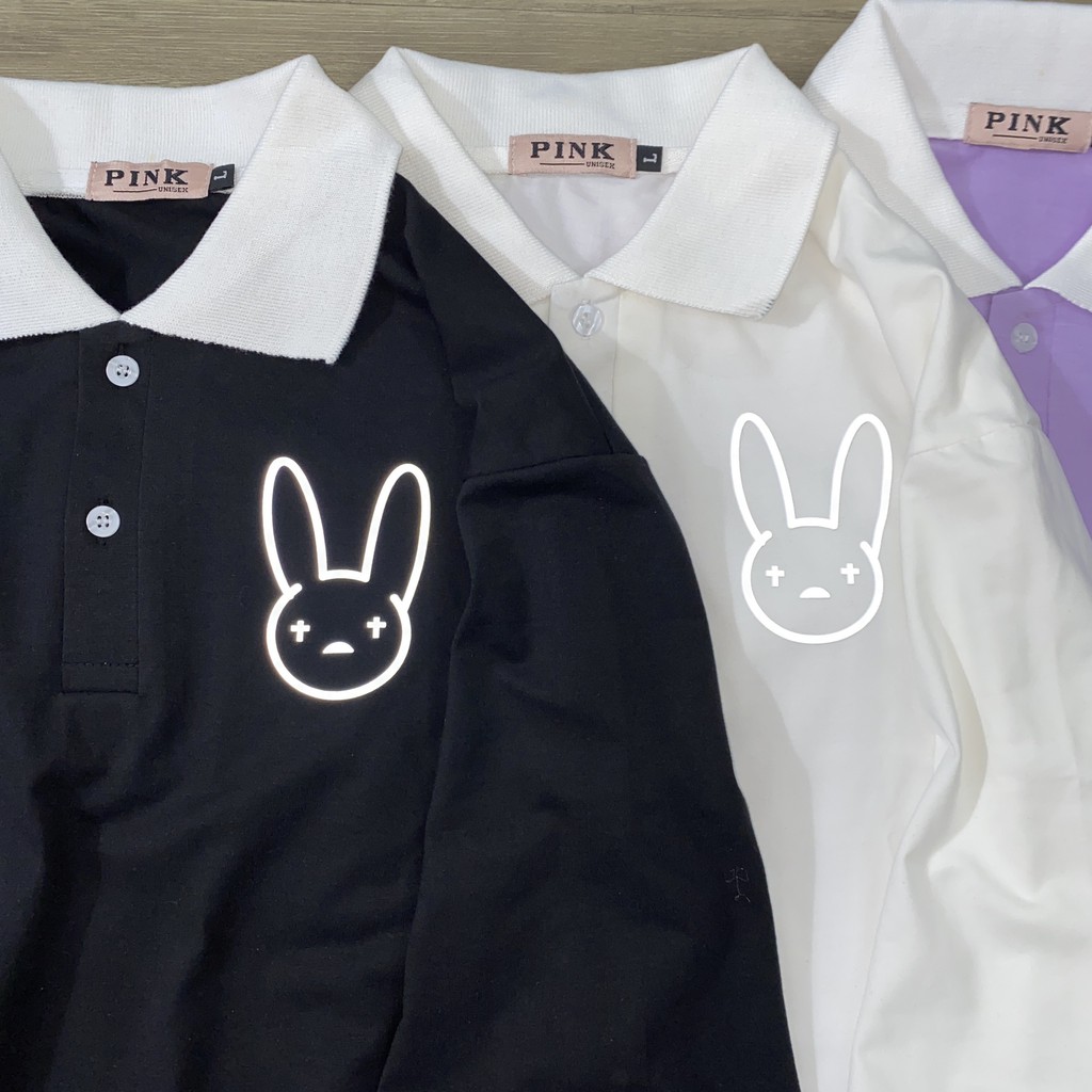 [ FULL SIZE + HÌNH THẬT ] Áo Polo PHẢN QUANG THỎ BUNNY