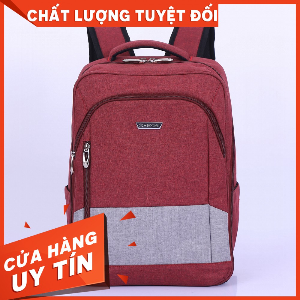 Balo du lịch OMEGA i15 (Đỏ phối xám đen)