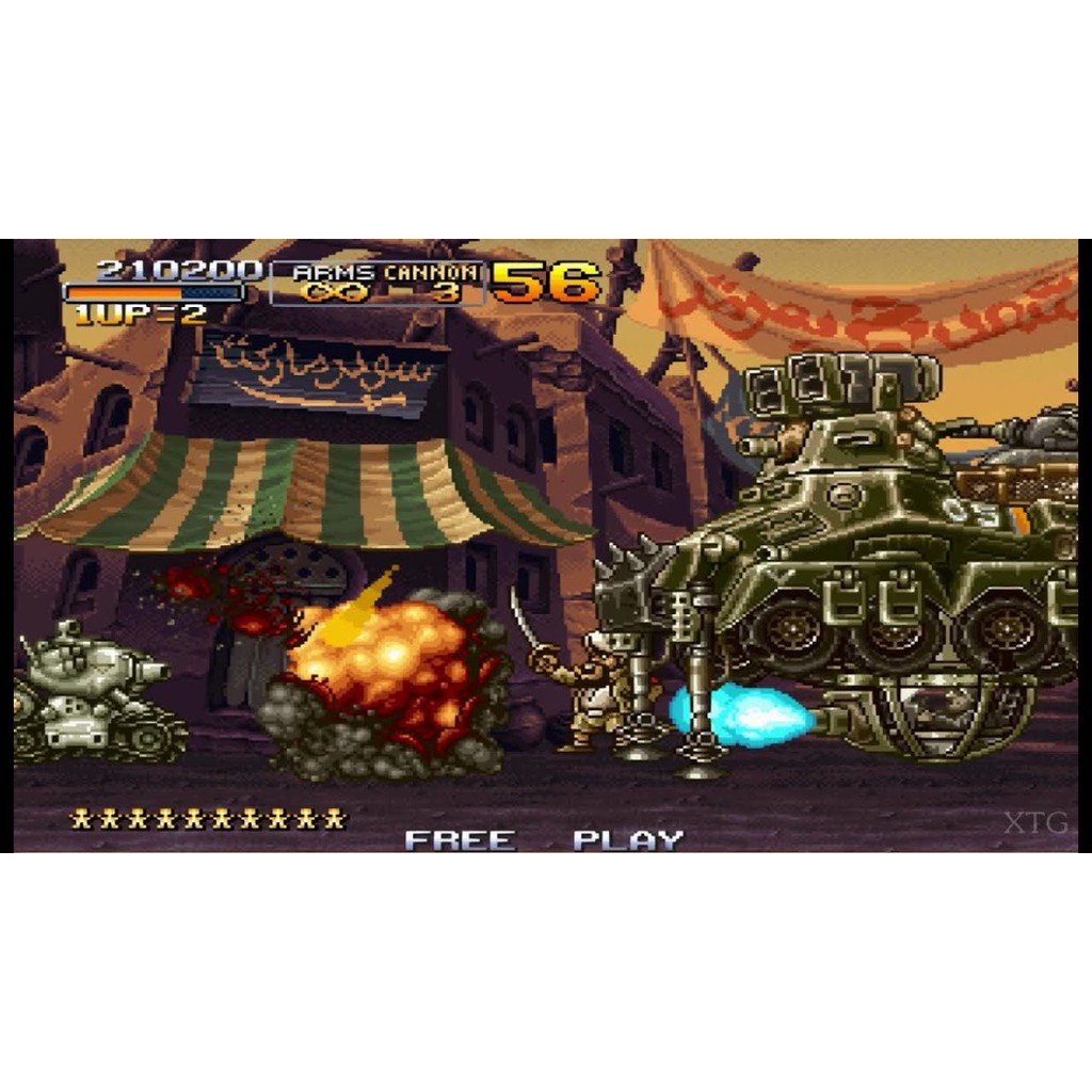 Đĩa Game PS2 - Ram Bô Lùn - Metal Slug Anthology