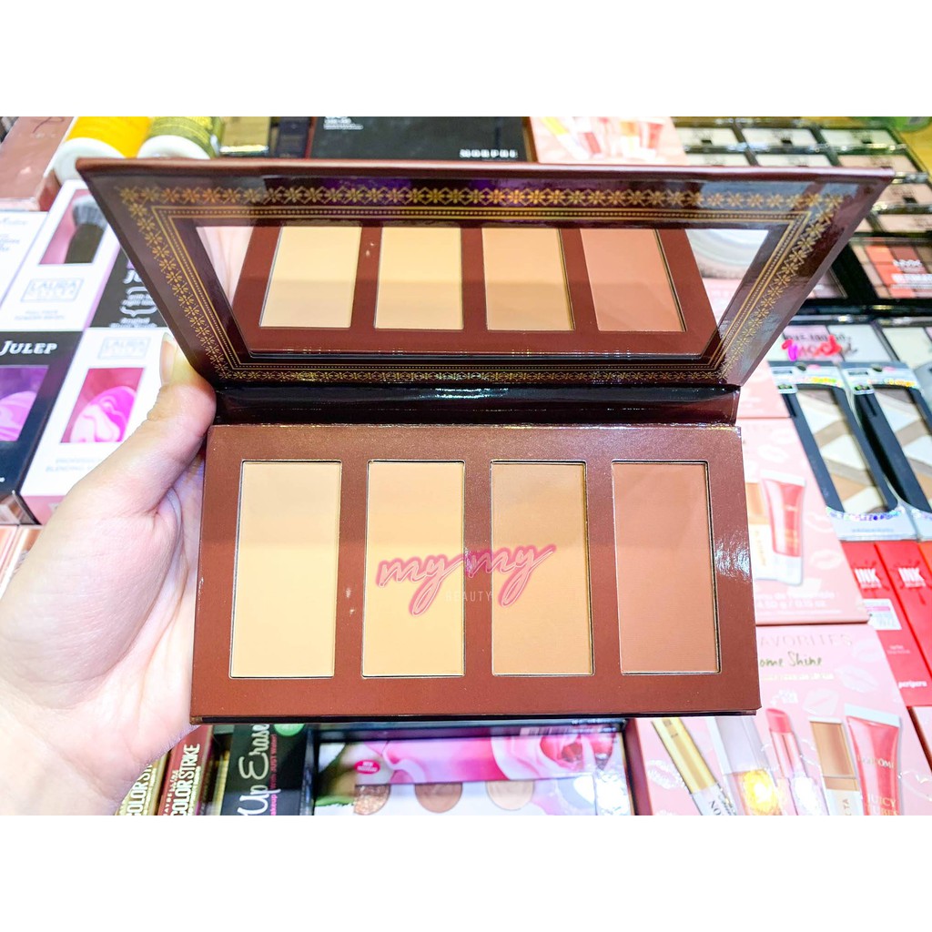 Ace Beaute - Bảng Phấn Tạo Khối 4 Màu Ace Beaute Bronzed in Paradise Palette 17,6g