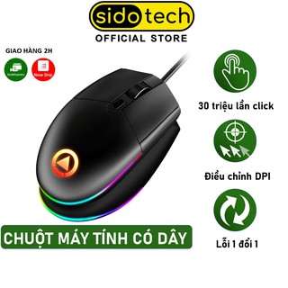 Chuột máy tính gaming chơi game SIDOTECH YINDIAO G3SE 1600DPI / LED Gaming Esport /Design / văn phòng - Hàng Chính Hãng