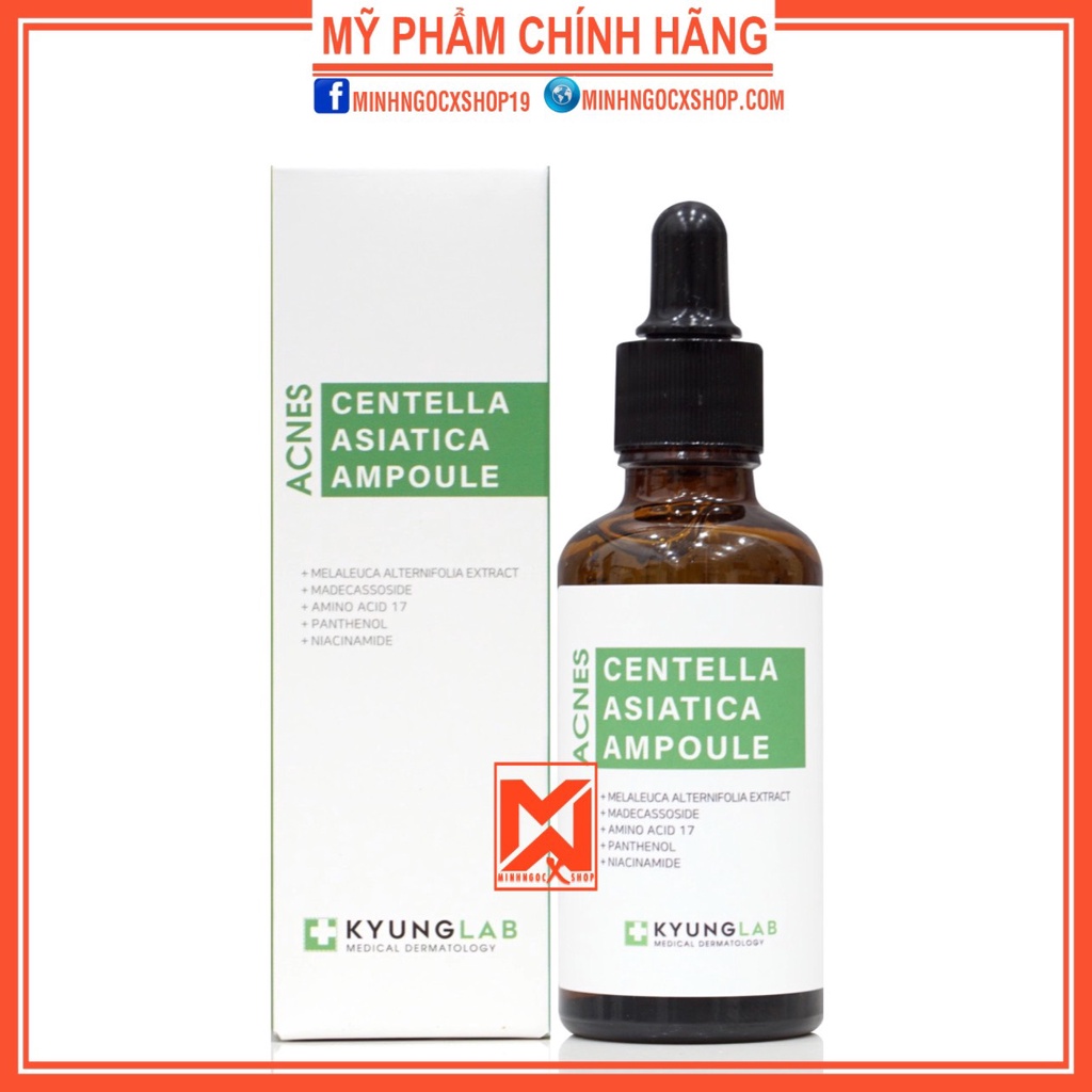 Tinh chất serum giảm mụn, ngừa mụn KYUNG LAB ACNES CENTELLA ASIATICA AMPOULE 50ml