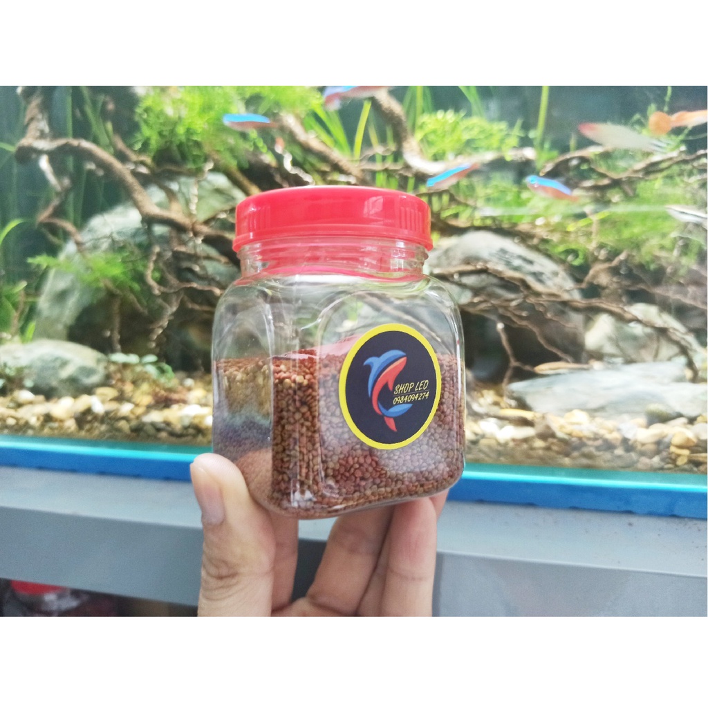 Thức ăn TROPICAL VITALITY & COLOUR GRANULAT-cám tăng màu cá-cầu vồng cá đĩa- thần tiên-cá ali-phụ kiện cá cảnh-shopleo