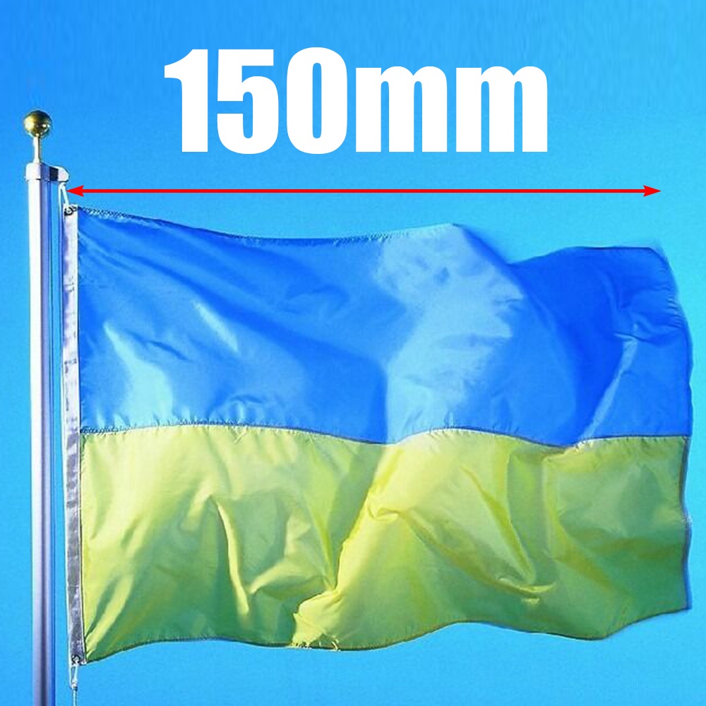 1 Lá Cờ Ukraine 90*150cm 3*5 feet ☆Yxbest365mall