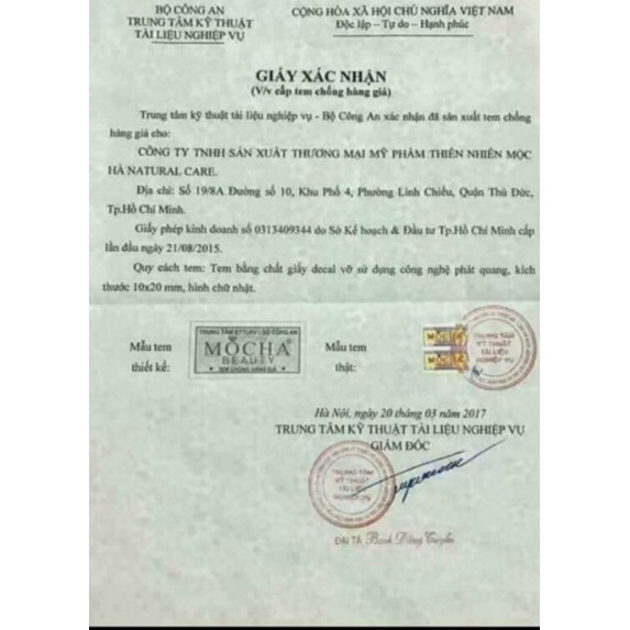kem chống nắng mocha chính hãng dùng cho face và body