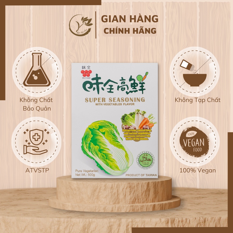 Hạt nêm Cải Thảo Đài Loan thơm ngon, cho món ăn thêm đậm vị, chế biến từ cải thảo tươi nguyên chất