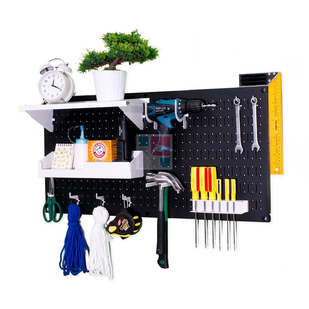 Bảng Treo Đồ Nghề Pegboard Cơ Khí S3 Black - Lưu Trữ Trưng Bày Dụng Cụ Sửa Chữa Thông Minh Dễ Tìm Kiếm