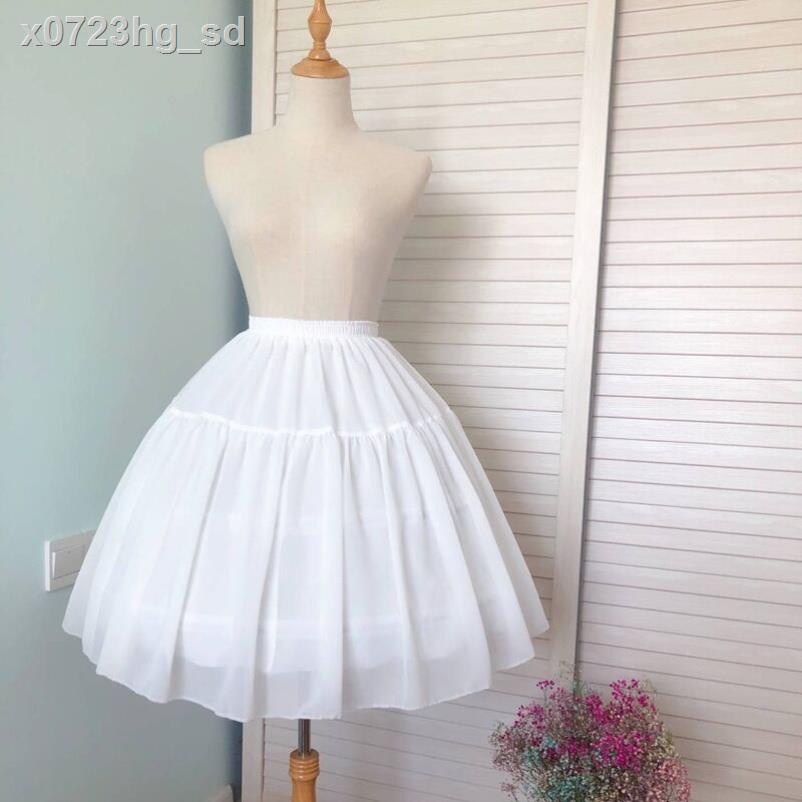 ✑Váy hỗ trợ xương cá hàng ngày mùa hè ngắn lolita nữ đầm trẻ em đám mây jk cưới