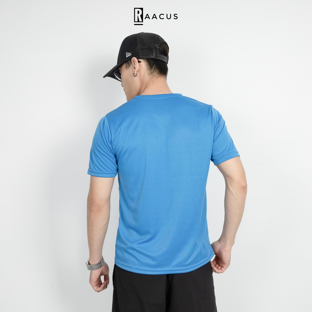 Bộ thể thao nam mùa hè chất thun co giãn, bộ quần áo thể thao nam áo thun tay lỡ thời trang RAACUS- DB266 | BigBuy360 - bigbuy360.vn