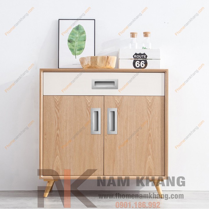 Tay nắm âm tủ bằng nhôm mờ NK012 (Màu Nhôm Mờ)