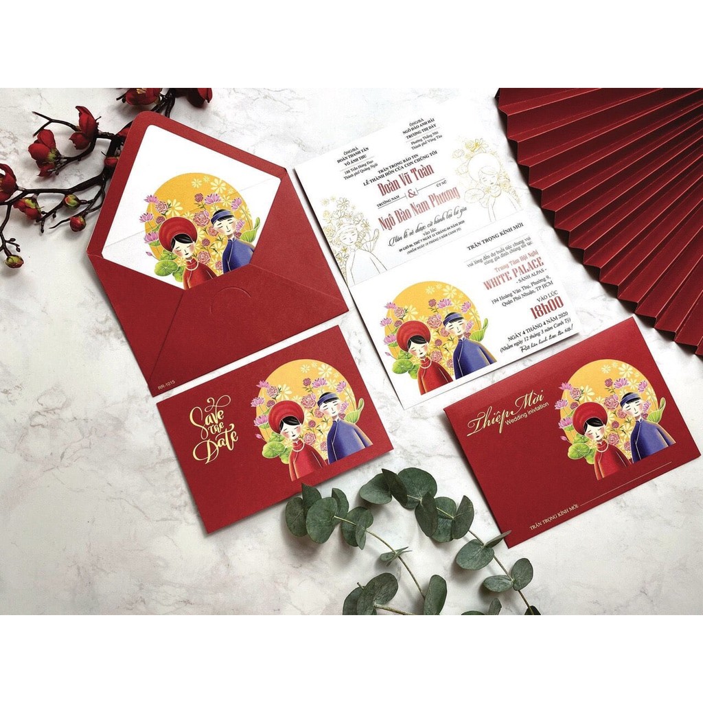THIỆP CƯỚI Chipi