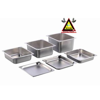 Khay inox đựng thực phẩm có nắp - Model: GN 1/2 kích thước: D 325 x R 265mm