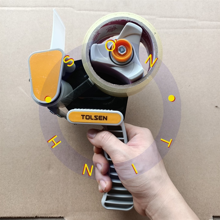 [ 50000 ] Bộ Dụng Cụ Dán Băng Keo Cầm Tay Bản Rộng ( 50 - 76mm ) Tolsen