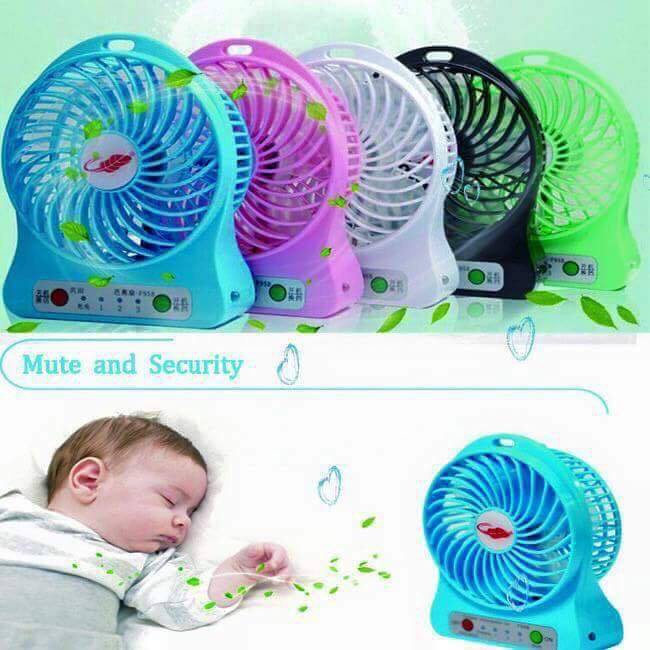 Quạt tích điện USB mini Fan - 3 tốc độ