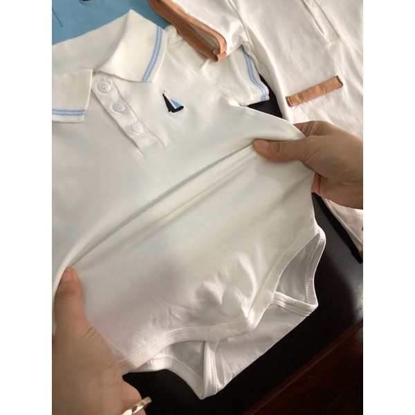 Body cho bé, body cộc tay cổ đức cho bé, bodysuit hè siêu xinh
