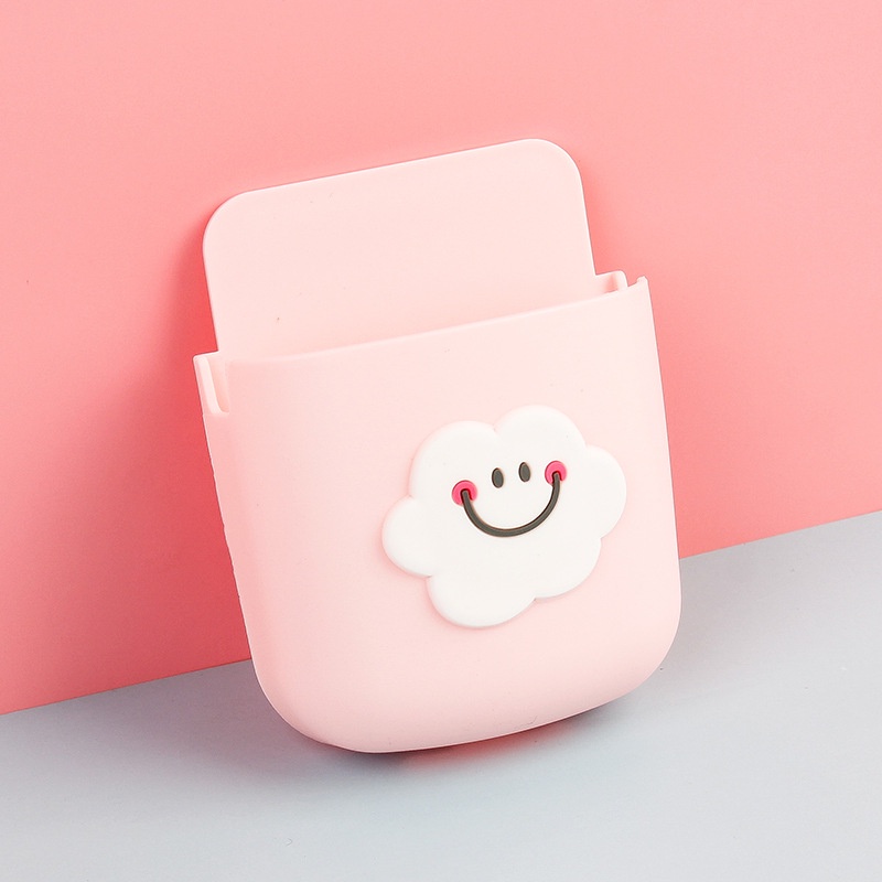 Ống đựng bút, điều khiển dán tường -  Lọ cắm bút dễ thương nhiều màu sắc