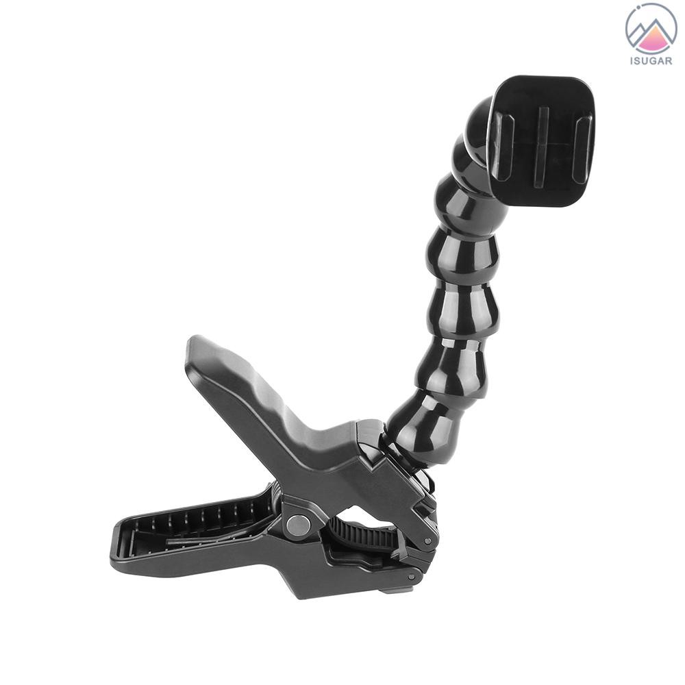 Flexible Action Camera Clamp Mount Adjustable Bracket Holder Stand for   7/6/5/4 for SJCAM  Yi 4K 4K