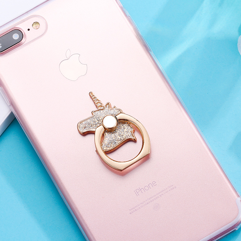 New Delicate Cute Animal Unicorn Elephant Rabbit Alpaca Cell Phone Ring Holder Desktop Phone Buckle Dây điện thoại di động | BigBuy360 - bigbuy360.vn