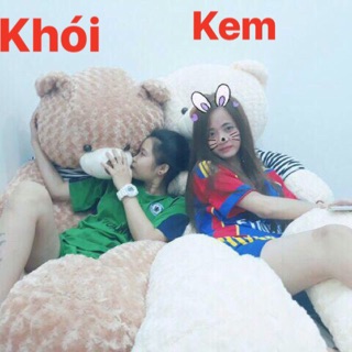 Gấu bông teddy áo khổ vải 2m
