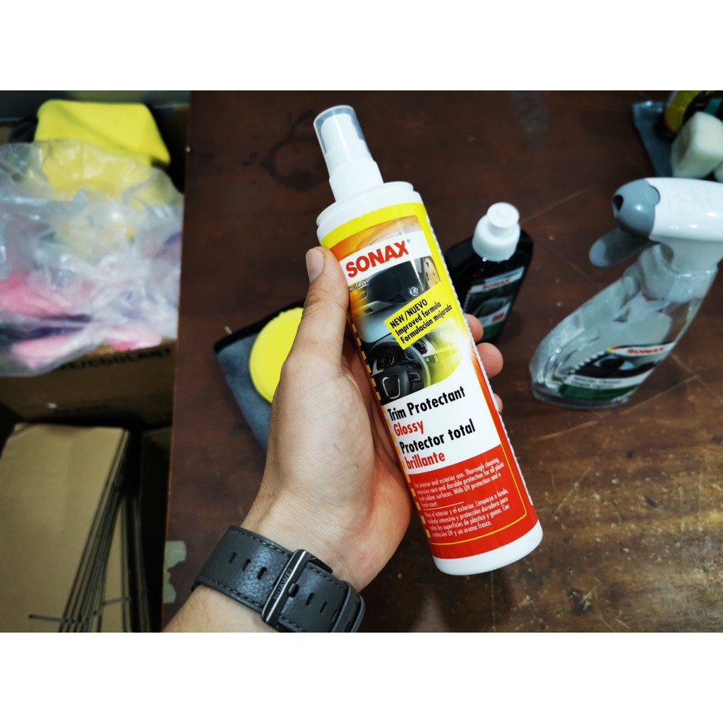 Combo Vệ Sinh Chăm Sóc Nội Thất Xe Dưỡng Da,Làm Mới Nhựa Sonax Kèm Quà