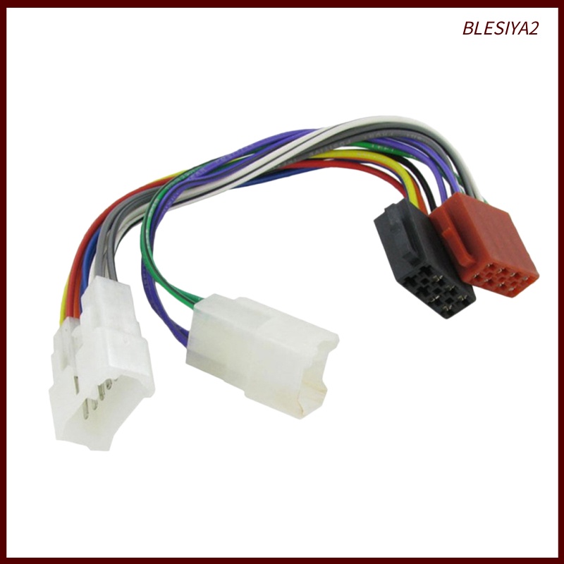 [BLESIYA2] Wiring Lead Harness Adapter for Toyota ISO Stereo Plug Adaptor Plug