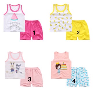 Combo 3 Bộ ba lỗ cho bé trai, bé gái