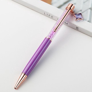 Bút pha lê gắn charm hoa | DANI STORE