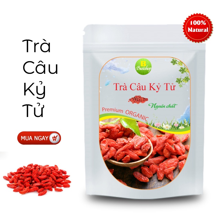 Trà câu kỷ tử sấy khô 100g - giúp đẹp da, bổ máu, dễ ngủ, sáng mắt