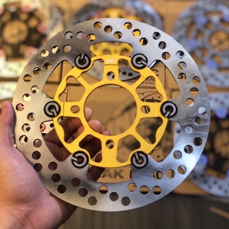 DĨA THẮNG KINGDRAG 220mm gắn mâm 4 lỗ cho các dòng xe Honda, Yamaha - Đĩa thắng trước Kingdrag đĩa thắng kingdrag 220mm