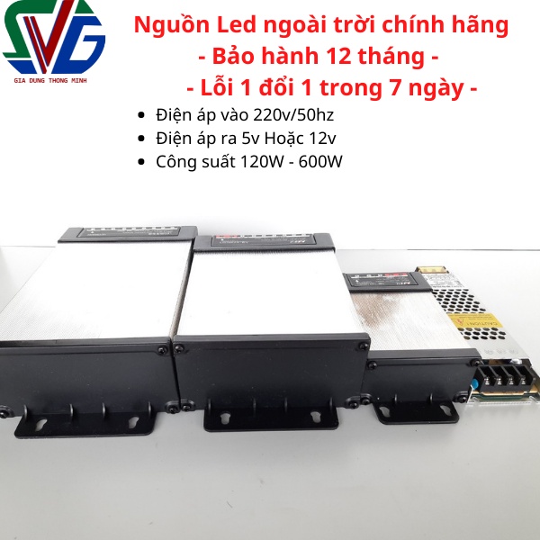 Nguồn biển, adapter, đổi nguồn điện cho dây Led hoặc camera