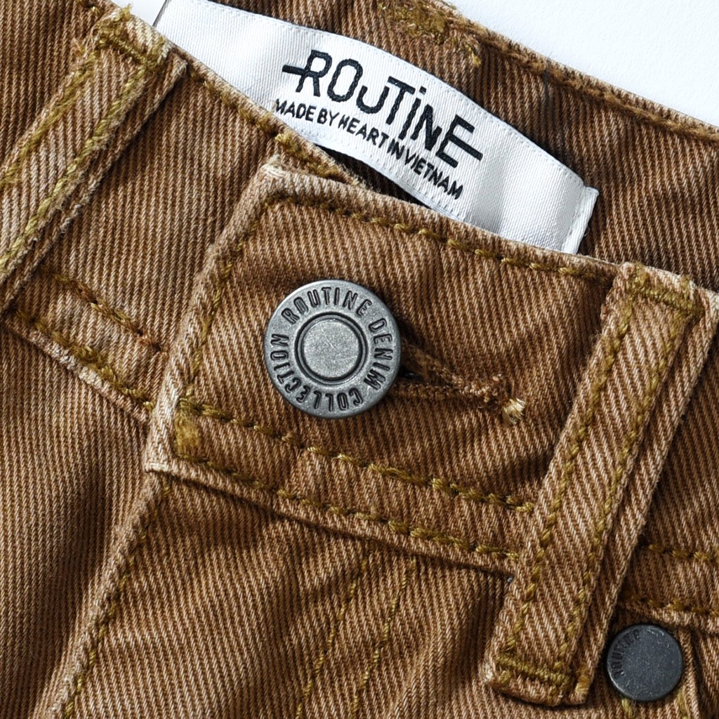 Quần short jean nam rách Routine 03