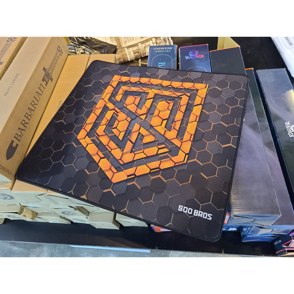 Bàn di chuột 500Bros - 450x400x4, mặt speed, thương hiệu 500Bros Media