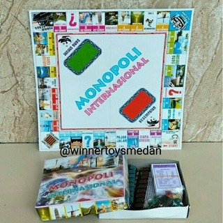 Image of Mainan Monopoli Internasional 2in1 / Mainan Monopoly internasional / Monopoli 4in1