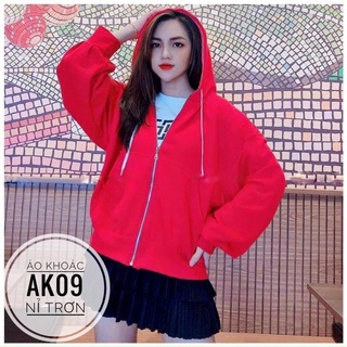 BIGSIZE Áo khoác nỉ trơn AK09
