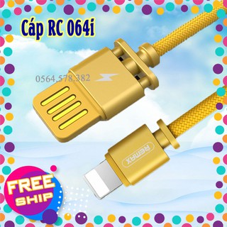 CAP SẠC IPHONE DÂY VẢI ĐÀN HỒI IPHONE REMAX 064i | CHỐNG ĐỨT GÃY | HỖ TRỢ SẠC NHANH